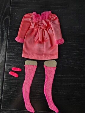 Barbie 1969/70 Outfit #1483 "Little Bow Pink" Mod Era Original Vintage